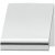Quinn Pull Handle Aluminium Silver 42x18mm 50mm Fixing Centres