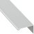 Saane Profile Handle Aluminium Silver 20x43x2500mm