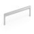 Pura Pull Handle Zinc Alloy Bru Nickel 160mm Fixing Centres