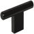 Graf 2 T Knob Aluminium Black D10x60x33mm