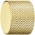 Graf Knob Aluminium Brushed Brass D17x28mm