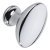 Pearl Knob Zinc Alloy Polished Chrome 28x18x22mm