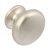 Coco Knob Zinc Alloy Stainless Steel Effect D30x23mm