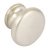 Aspen Knob Zinc Alloy Stainless Steel Effect D35x26mm