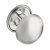 Bevera Knob Brass Polished Nickel D32x34mm