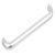 D Pull Handle Steel D10mmx35mm Mat Chrome 128mmcc
