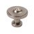 Ariel Knob Zinc Alloy Pewter Effect D33x29mm