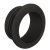 Push-Lock Rosette 16mm Plastic Matte Black 9005
