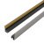 Panel Seal Profile-End Panel 3.0m Plastic Silver