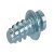 Modular Screw Collared D5x11.5mm Steel Galvanised