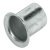 Socket D7.5mm Plug-In Steel NP