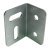 Angled Bracket 26.5x26.5x38mm Steel ZP