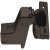 93D Hinge 900mm Dr INS w Spring NP Black