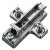 Duomatic 3mm M.Plt Cruci Eur Zinc Alloy NP