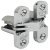 204 Soss Hinge 19-22mm Zinc Alloy NP/Stainless Steel Links