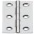 Butt Hinge 64x35mm w Stainless Steel Pin Brs Polished Chrome
