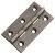 Butt Hinge 64x35mm w Stainless Steel Pin Brs Pewter
