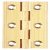 Broad Style Hinge 64x35mm Brass SN