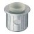 Door Buffer D9x2.5mm Plastic Silver Col