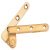 Corner Pivot Hinge 180D wo Stop 70mm BM