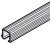Slido F-Li21 Top Trk Sgl GV 3.5m Aluminium Brt