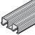 Slido F-Li21 Top Trk Dbl GV 2.5m Aluminium Brt