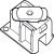 Hawa Clipo Top Trk End Pc Swivel Plastic Grey