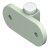 Tambour Door End Stop+Buffer Plastic Nat Col