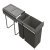 Tek PO 300 Bin Hinged 10+20L Dark Grey