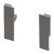 MXS Slim Gls Pnl Hldr Set 84mm Plastic Grey