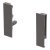 MXS Slim Gls Pnl Hldr Set 135mm Plastic Grey