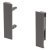 MXS Slim Fnt Bracket Set 167mm Plastic Grey