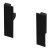 MXS Slim Gls Pnl Hldr Set 84mm Plastic Black