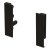 MXS Slim Gls Pnl Hldr Set 135mm Plastic Black