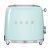 Smeg FAB TSF01PGUK Toaster 2 Slc Grn