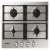 Samsung NA64D3010AS/U1 Hob Gas 4B Stainless Steel
