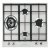 Smeg Cls PX364LMB Hob Gas 4Z Black