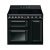 Smeg Vic TR93IBL2 Range Ckr Ind Black