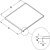 Base Unit Liner Sgl 463x496mm Matte Aluminium