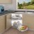 Nuvola PO Corner 500/1000mm RH Chrome/Grey