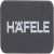 MXS Slim Hafele Logo Cover Cap Plastic Black