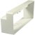 Manrose 220x90mm Airbrick Adapter PVC Wht