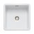 Rectangle Rustique CRUB4040WH 1.0B Sink Cer Wht