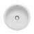 Rectangle Rustique CRUB385WH 1.0B Sink Cer Wht