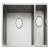 Rectangle Kube KUBE5018R 1.5B Sink RHHB Stainless Steel