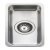 Rectangle Quad QUAD16 0.5B Sink UH Stainless Steel