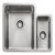 Rectangle Quad QUAD3416R 1.5B Sink RHHB Stainless Steel