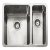 Rectangle Quad QUAD3418R 1.5B Sink RHHB Stainless Steel