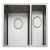 Rectangle Cubix CBX3218R 1.5B Sink RHHB Stainless Steel