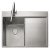Rectangle Cosmo CSM9601R 1.0B Sink RHD Stainless Steel